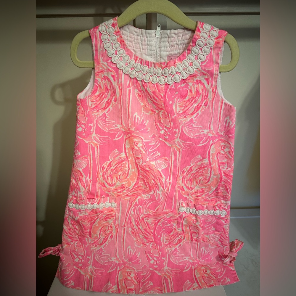 🦩Lilly Pulitzer Printed Dress 4T